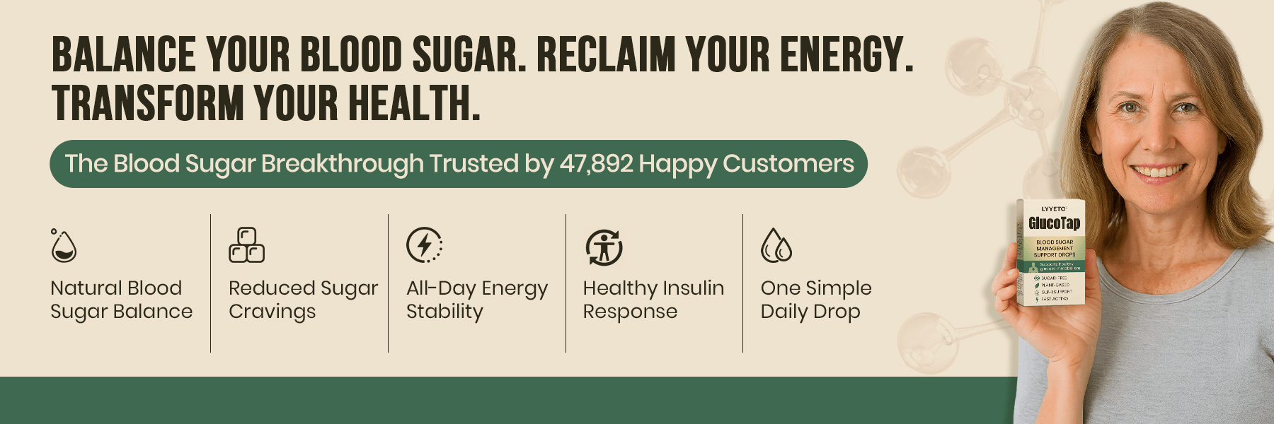 Lyyeto® GlucoTap Blood Sugar Management Support Drops 16 Lyyeto® GlucoTap Blood Sugar Management Support Drops